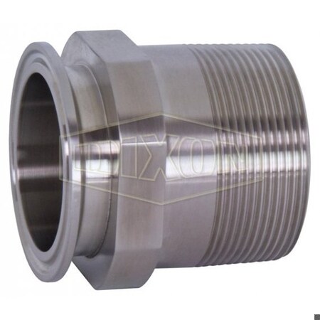 Dixon Clamp Adapter, Series: 21MP, Fitting/Connector Type: Adapter, 2-1/2 in Nominal Size, Tube x MNPT, 30 21MP-G250